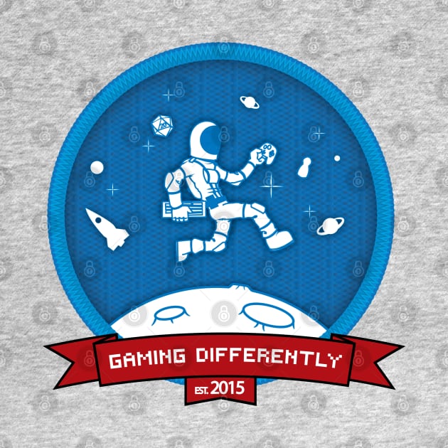 Gaming Differently Astronaut Patch by Mojox57x